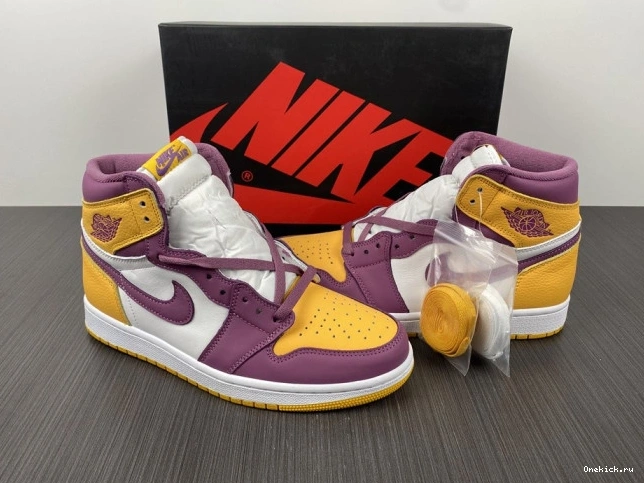 One Kick High Jordan Brotherhood OG 555088-706 Air 1 0816